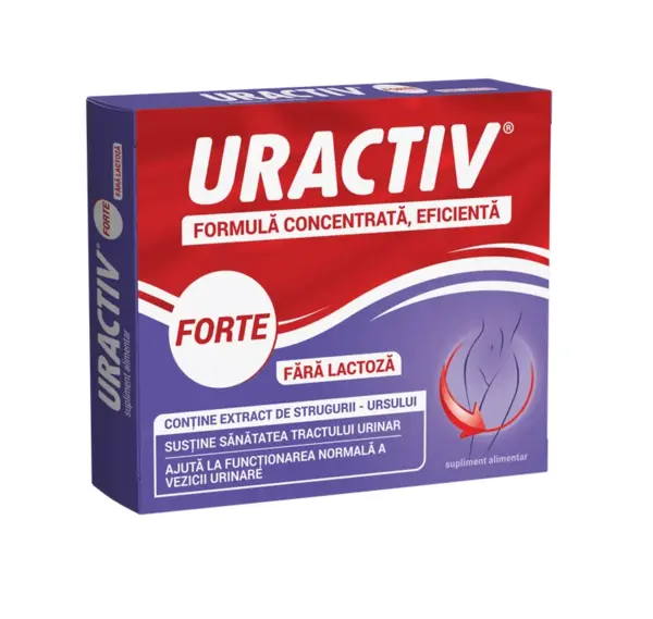 Uractiv Forte fara lactoza 10 capsule