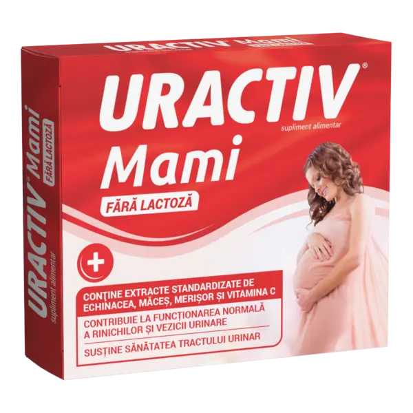 Uractiv Mami fara lactoza, 21 capsule, Uractiv