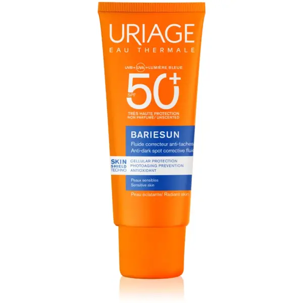 Uriage Bariésun Anti-Brown Spot Fluid SPF 50+ protective fluid cu o protectie UV ridicata 40 ml