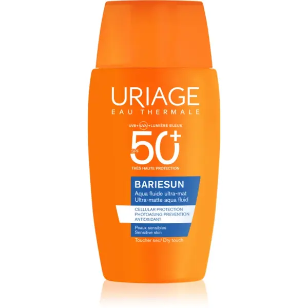 Uriage Bariésun Ultra Matte Aqua Fluid SPF50+ fluid protector mat pentru fata SPF 50+ 50 ml