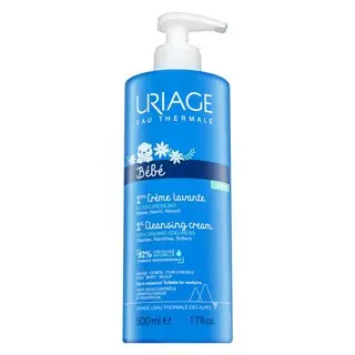 Uriage Bébé cremă hrănitoare cu efect de protecție și curățare 1st Cleansing Cream with Organic Edelweiss 500 ml