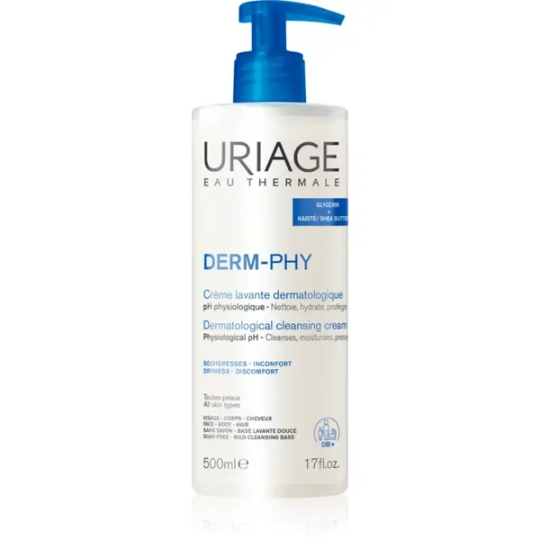 Uriage DERM-PHY Dermatological Cleansing Cream crema de dus hidratanta 500 ml