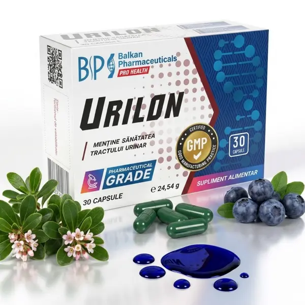 Urilon, Supliment pentru Sănătatea Tractului Urinar, 30 caps.