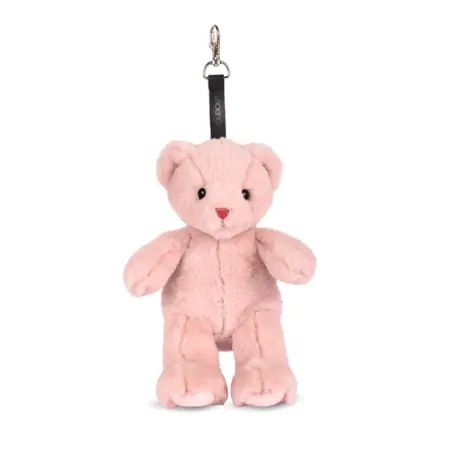 Ursulet din plus - breloc adorabil, 20 cm, Roz pudra