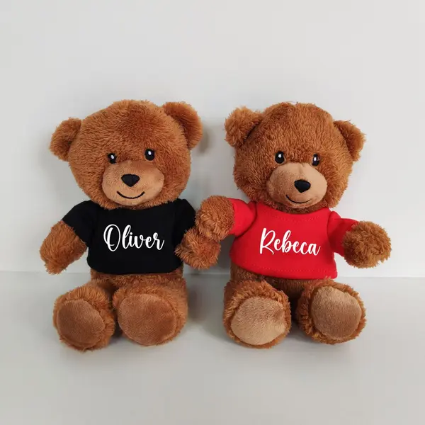 Ursulet Teddy Personalizat PLUS1 Negru