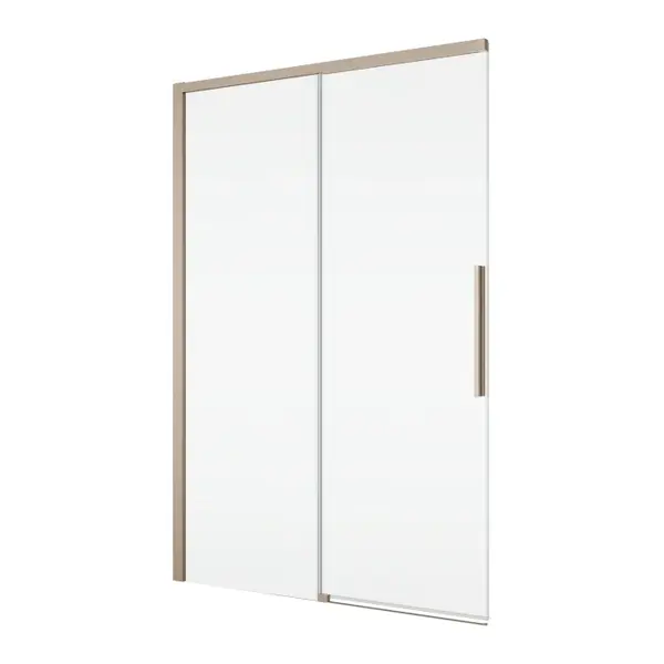 Usa culisanta de dus in nisa, 1400 mm, champagne metal, doua elemente, Ronal Oriana