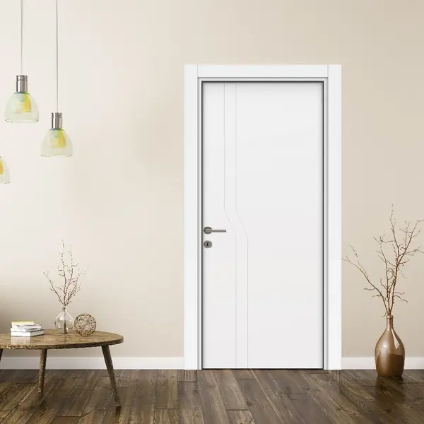 Usa de interior din MDF lacuit Premia 1036 model L 007 alba 2010/800 mm