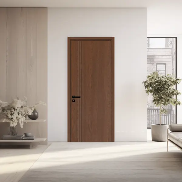 Usa interior din MDF KM 507 reversibila toc inclus stejar inchis 80 x 200 cm