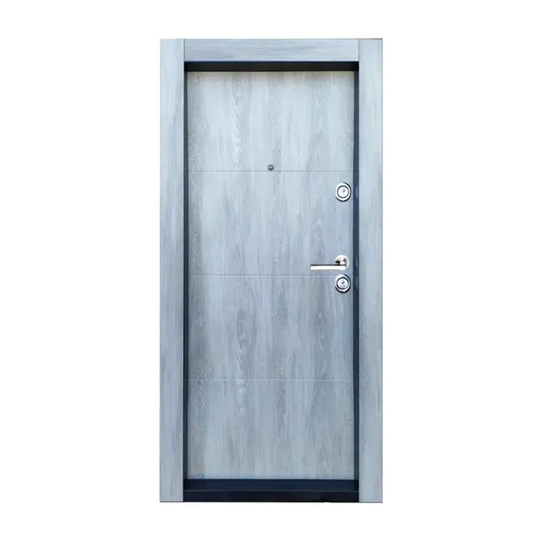 Usa metalica intrare apartament Velista Portal stejar gri 88 x 200 cm stanga