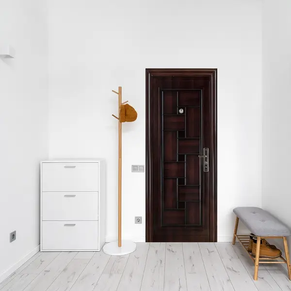 Usa metalica intrare Elite 07 maro 86 x 205 cm stanga