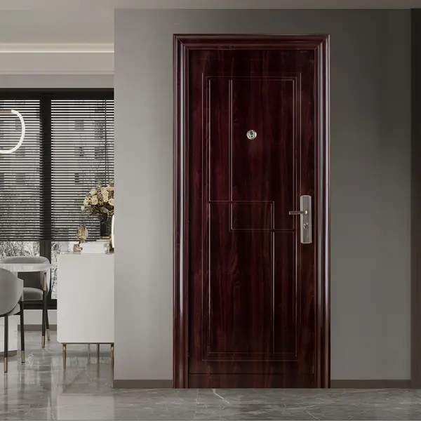 Usa metalica intrare REG 16 maro 86 x 205 cm stanga
