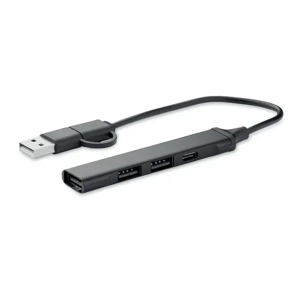 USB 4 porturi hub 19 cm USB 4 porturi hub 19 cm