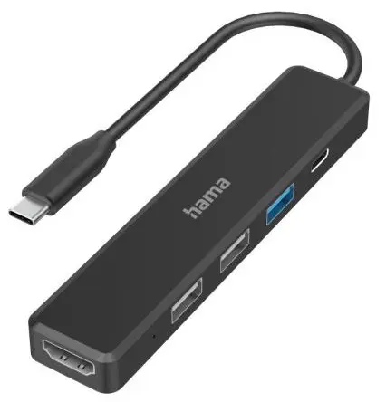 USB Hub Hama - 200117, 5 porturi , negru