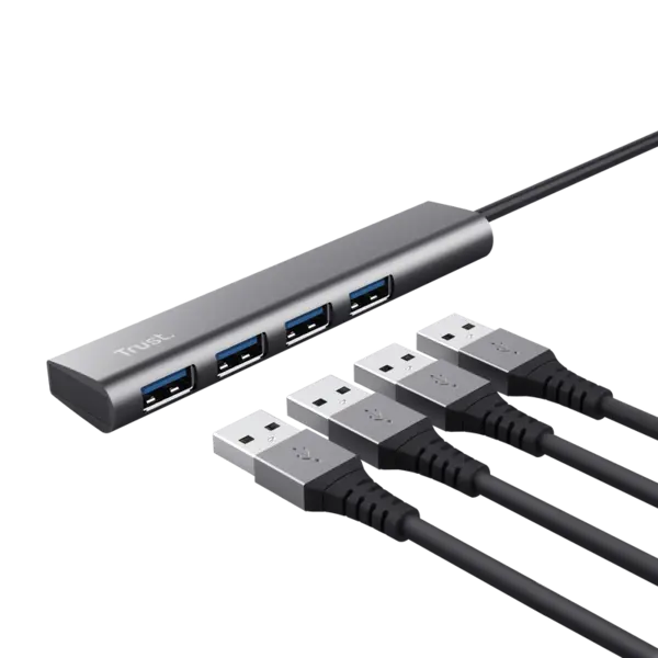 USB Hub Trust Halyx 4xUSB 3.2, alm USB Hub Trust Halyx 4xUSB 3.2, alm