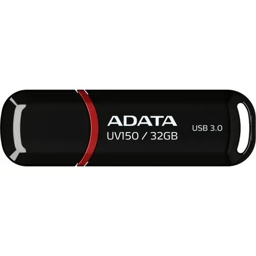 USB STICK ADATA; model: AUV150-32G-RBK; capacitate: 32 GB; culoare: NEGRU; USB 3.0