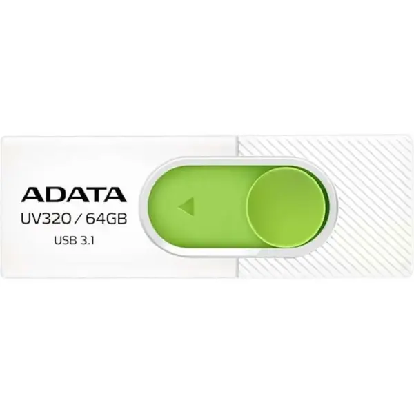 USB UV320 64GB WHITE/GREEN RETAIL USB UV320 64GB WHITE/GREEN RETAIL