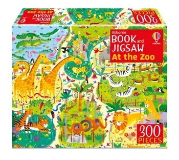 Usborne Book and Jigsaw At the Zoo, Paperback/Kirsteen Robson