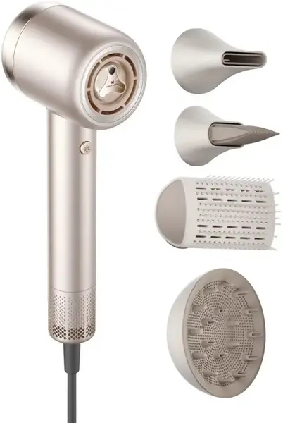 Uscator de par Dreame Gusto AHG40A-GR, 2000 W, Mod AI, 3 viteze, 4 setari de temperatura, 60m/s (Roz)
