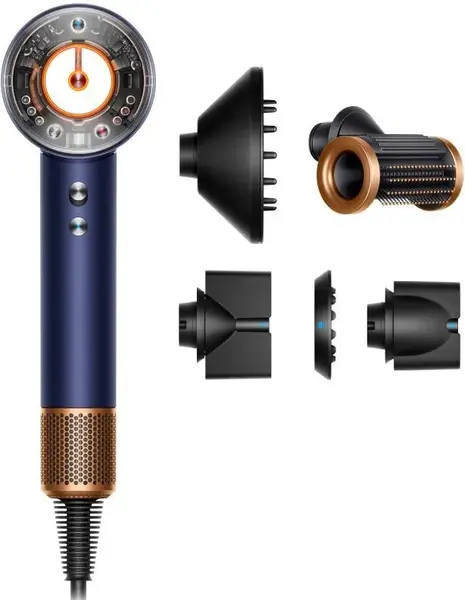 Uscător de păr Dyson – HD16 Supersonic Nural, 1600W, 3 trepte, PBu/RCo