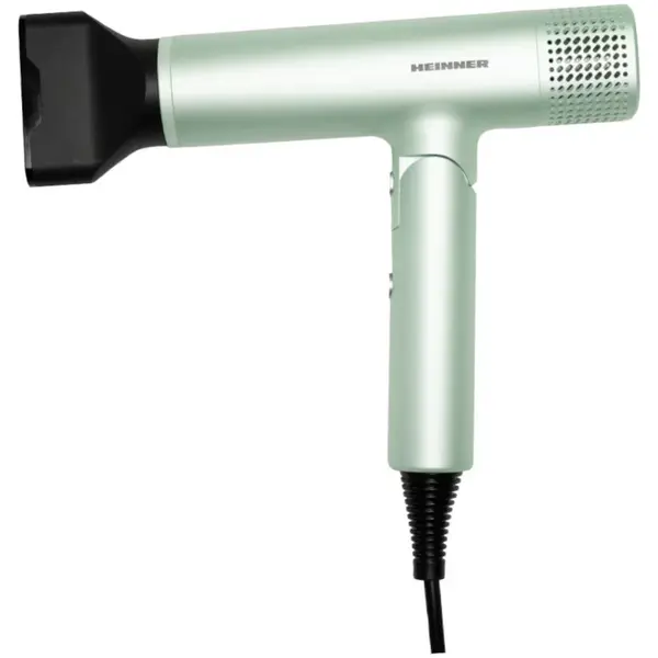 Uscator de par Heinner HHD-Y16BLDC-GR, 1600 W, 2 trepte de putere, 3 setari de temperatura, Ionizare, Verde