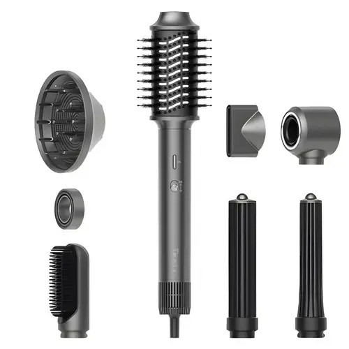 Uscator de par iHunt Femme 7 in 1 Dryer HD4 PRO, 1300 W, 3 viteze, 4 niveluri temperatura, 3 viteze, 110.000 rpm (Gri)