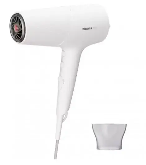 Uscator de par PHILIPS 5000 Series BHD501/00, 2100 W, 2 viteze, 3 trepte temperatura (Alb)