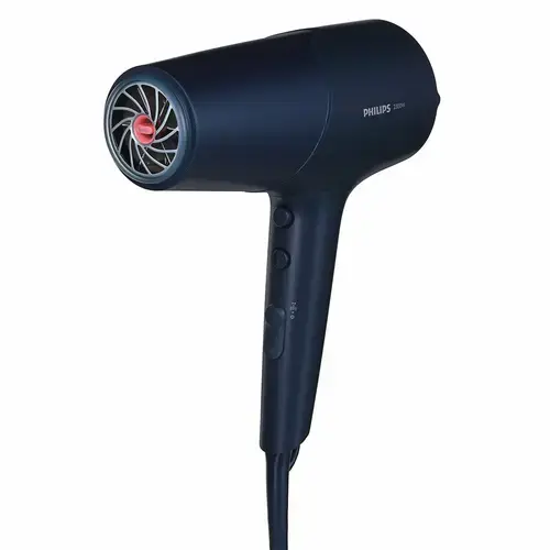 Uscator de par Philips 5000 series BHD512/20, 2300 W, 2 viteze, 3 setari de temperatura, Ingrijira ionica (Albastru)