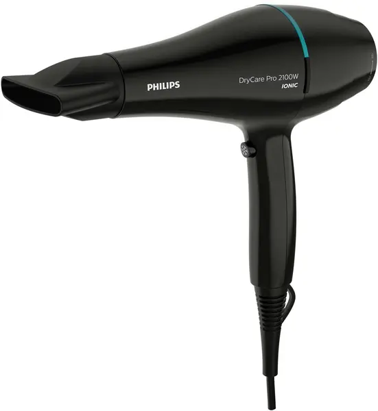 Uscător de păr Philips - DryCare Pro, BHD272/00, 2100W, 6 viteze, negru