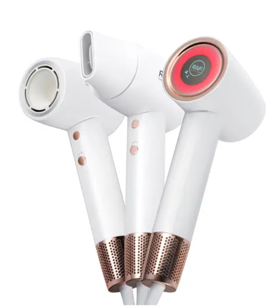 Uscator de par RAF R423 putere 1600W Alb AURIU 3 niveluri de temperatura display LED