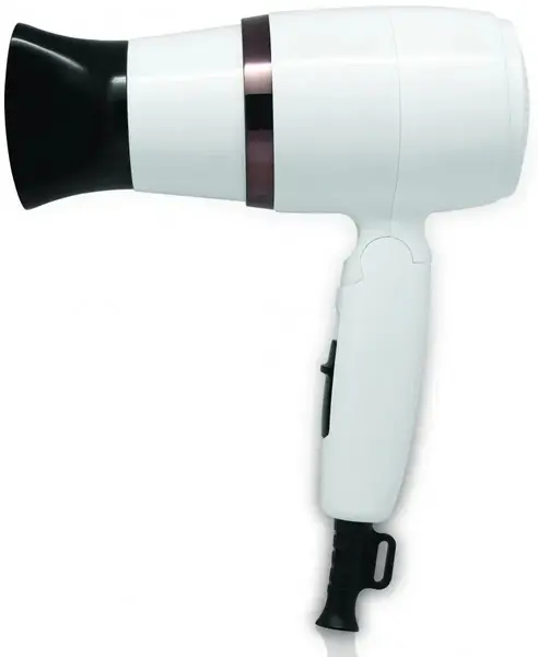 Uscător de păr Rosberg - R51100J, 1600W, 3 viteze, alb/auriu