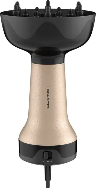 Uscător de păr Rowenta - Curl Harmony, CV7D30E0, 3 în 1, 700W, auriu