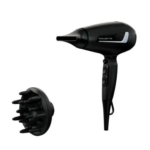 Uscator de par Rowenta PRO EXPERT CV8820F0 2100 W invelis Tourmaline concentrator 6 mm jet aer rece 3 trepte temperatura negru
