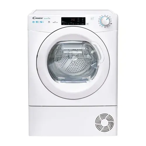 Uscator de rufe cu pompa de caldura Candy CSOE H8A2TE-S, Clasa E, 8 kg, 14 programe (Alb)