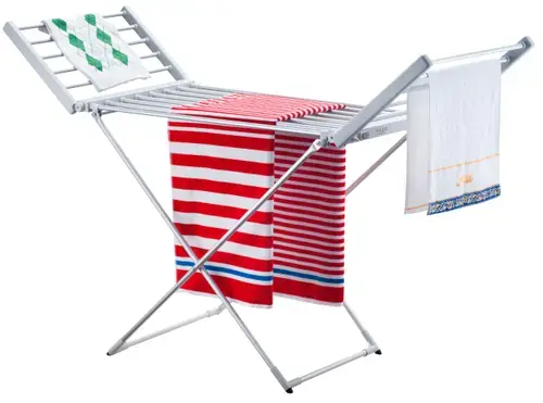 Uscator de rufe electric Adler AD 7821, 220 W, IP22, 18 elemente de incalzire (Argintiu/Alb)