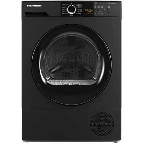 Uscator de rufe Heinner HHPD-V8T1CHSA++, Pompa de caldura, 8 kg, Clasa A++, Display Led, Functie Anti-sifonare (Gri)