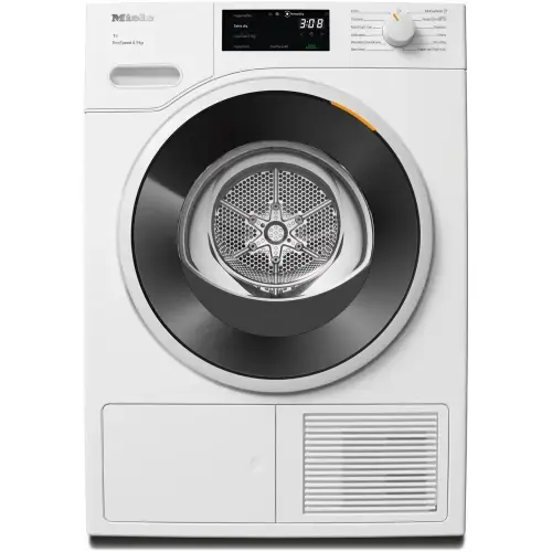 Uscator de rufe Miele, TWD 640 WP, 9 kg, Clasa C, DirectSensor, DryCare 40, HygieneDry, Miele@home (Alb)