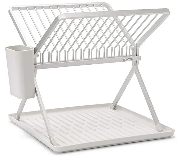 Uscător de vase pliabil Brabantia - SinkSide, Light Grey, compact