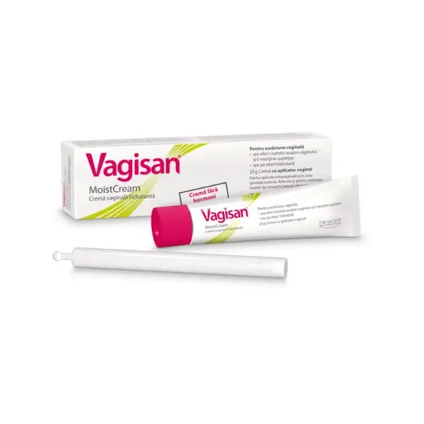 Vagisan MoistCream Crema vaginala hidratanta, 25 g