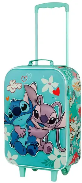 Valiză 3D pentru copii Karactermania Lilo & Stitch - Love