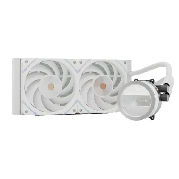 Valkyrie Cooler CPU Valkyrie Dragonfang 240 ARGB, racire cu apa, 2 ventilatoare, Alb