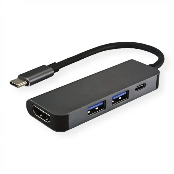 Value Docking Station USB-C la HDMI 4K, 2 x USB 3.0, 1 x USB-C PD, Value 12.99.1042