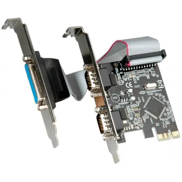 Value PCI Express la 2 x Serial RS232 + 1 x Paralel DB25, Value 15.99.2116