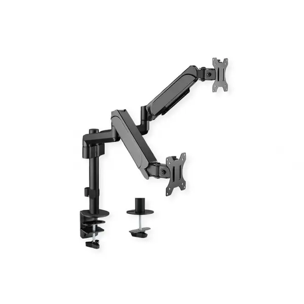 Value Suport pentru 2 x monitor 17-32 max. 18kg prindere masa, Value 17.99.1182