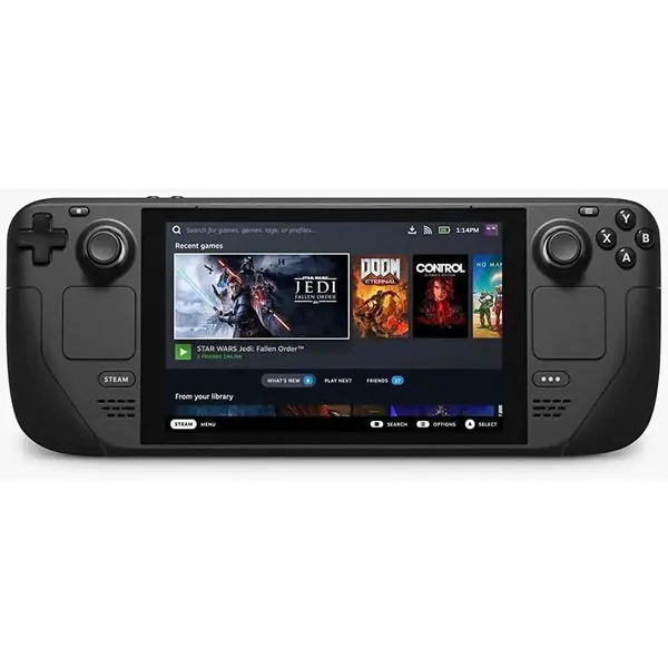 Valve Consola gaming portabila Valve Steam Deck OLED 512GB SSD, 16GB RAM, 7.4 inch, 90 Hz, 1280 x 800 px, SteamOS 3.0, Negru