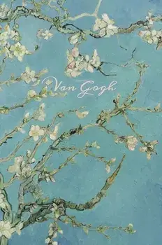 Van Gogh: Almond Blossoms, Hardcover Journal Writing Notebook Diary with Dotted Grid, Lined, & Blank Vintage Paper Style Pages/***