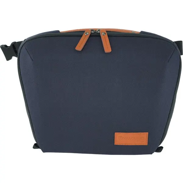 VANGUARD Geanta foto de umar Vanguard VEO CITY CB34, include husa de ploaie, capacitate 8l, Bleumarin