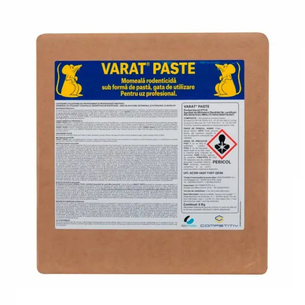 Varat pasta Albastra pentru soareci si sobolani 10kg
