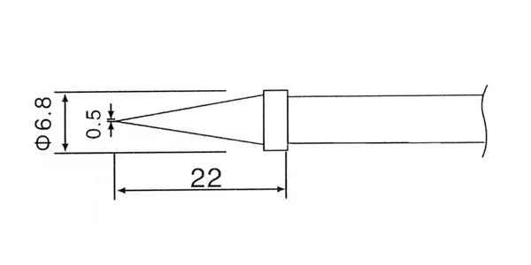 Varf de schimb C1-2 (pentru ZD-30C,ZD-99,ZD-8906,ZD-8906L) C1/2_ZD30C_ZD99_ZD8906