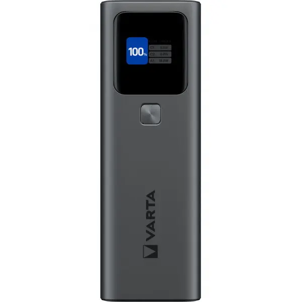 VARTA Baterie Externa Varta High Speed, 27000mAh, 140W, QC + PD, 1 x USB-A - 2 x USB-C, Neagra