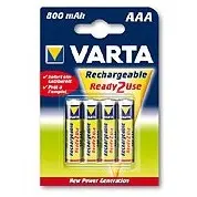 VARTA Pachet acumulatoare 4buc. Varta Ready2use NiMh 800mAh AAA